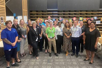 Staff at the CKW Living our Values Charter this week Staff at the CKW Living our Values Charter this week