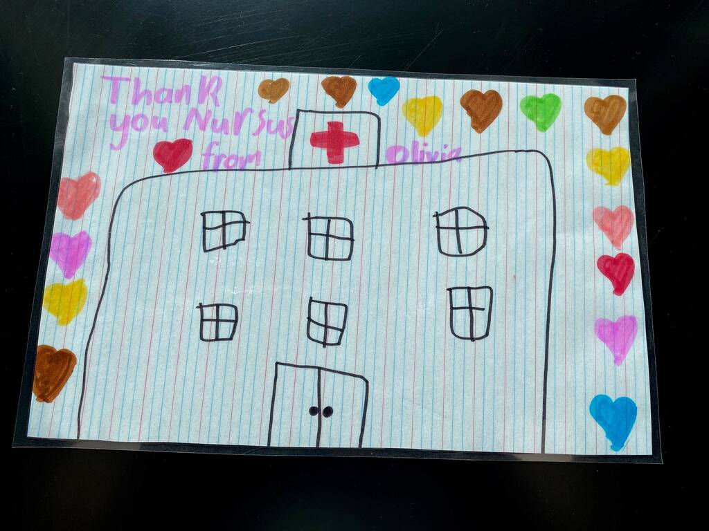 beautiful letters and drawings from the school children