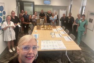 Caboolture Satellite Hospital staff morning tea