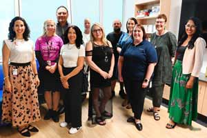Burns Unit lounge opening