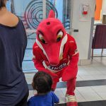 Phins up and smiles all round as the Dolphins pay a visit