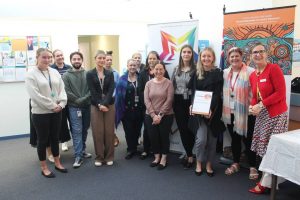 Elly Thompson and some of the Rapid Access to Community Care team.