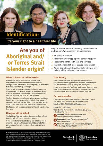 Accurate Indigenous Identification: It’s your right to a healthier life