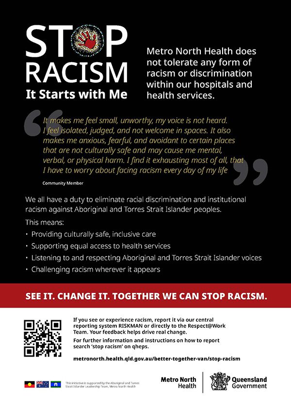Anti-racism poster