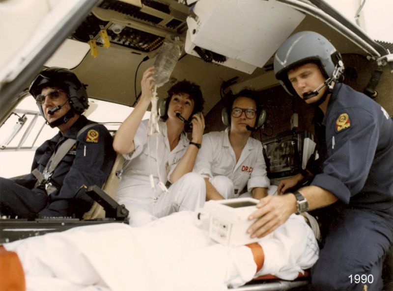 1990 patient in helicoptor