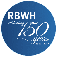 RBWH 150 years logo