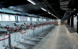 RBWH Cycle Centre - racks