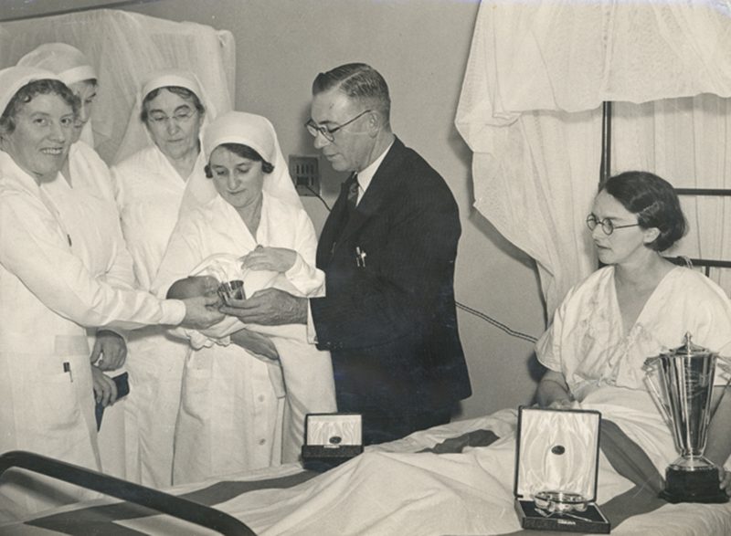1938 – First baby born at Royal Women’s Hospital