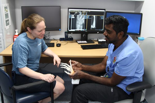 Physio and patient