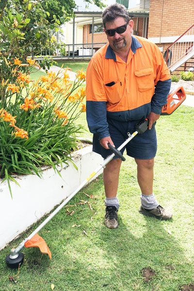 Kilcoy gardener Graeme Kuhn