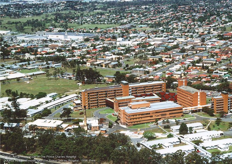 Aerial view of The Prince Charles Hospital - 1994