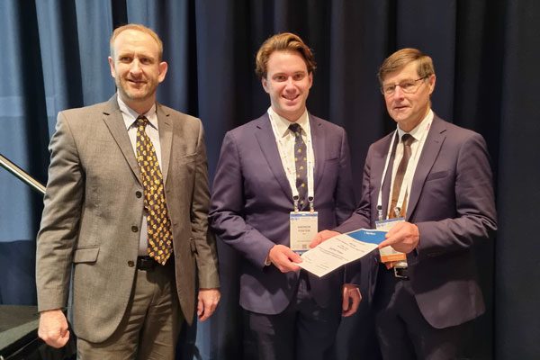 Dr Andrew Foster awarded the Damian McMahon prize