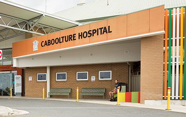 Caboolture Hospital exterior Caboolture Hospital exterior
