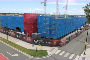 Multi-Storey Carpark construction site – February 2022