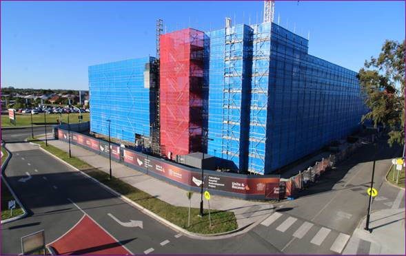 Multi-Storey Carpark construction site – June 2022