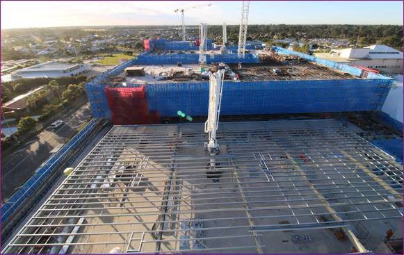 Clinical Services Building construction site – June 2022 