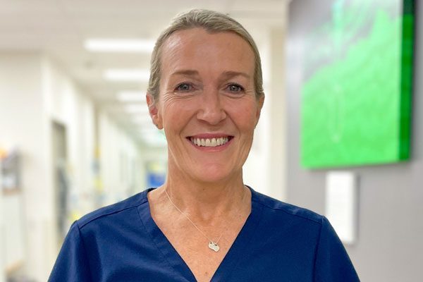 Midwifery clinical student facilitator, Andrea, at Caboolture Hospital