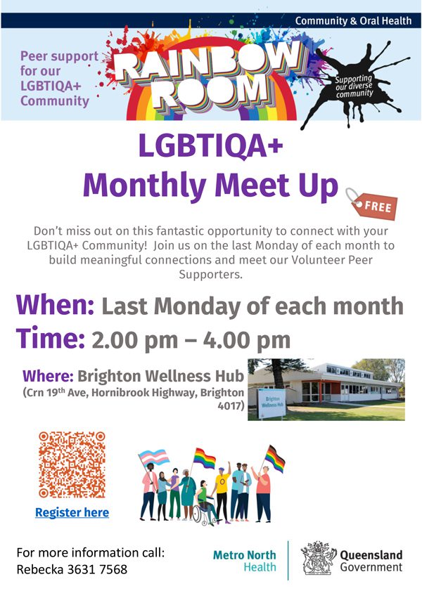LGBTIQA+ Peer Supporter Monthly Meet Up