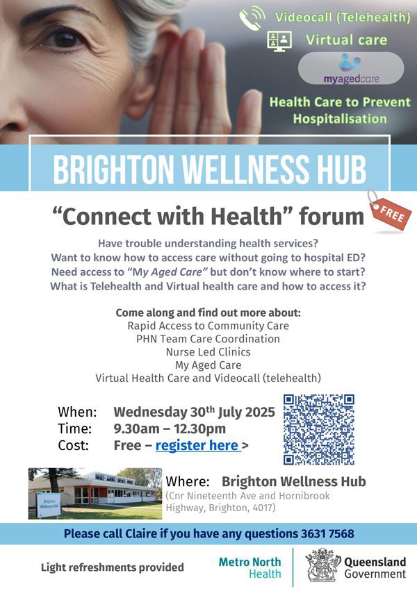 Community Connect with health forum 2025_flyer